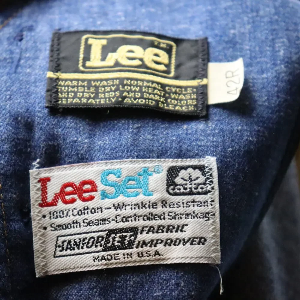 Vintage Lee Denim Vest‎ Separate-Lees Size 42R